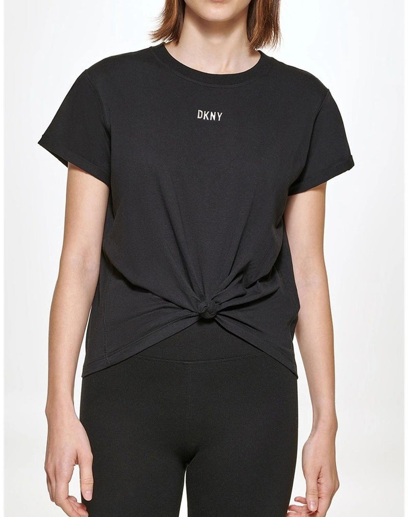 PLAYERA MANGA CORTA NEGRA - DKNY