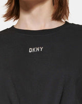 PLAYERA MANGA CORTA NEGRA - DKNY