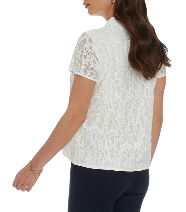 Blusa Con Encaje