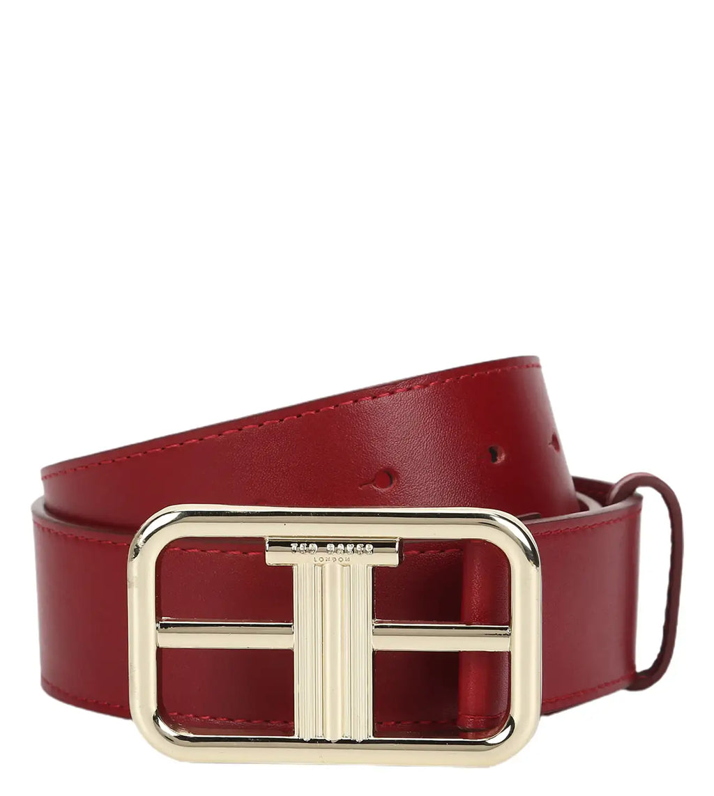 Cuatrero Red Rhinestone Belt — Sanchez Bros