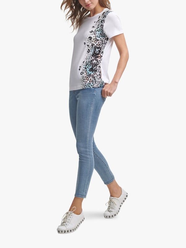 PLAYERA ESTAMPADO LEOPARDO