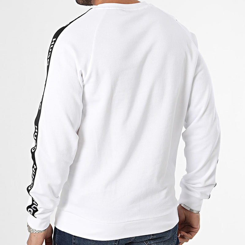 Sudadera deportiva con logo y cuello redondo