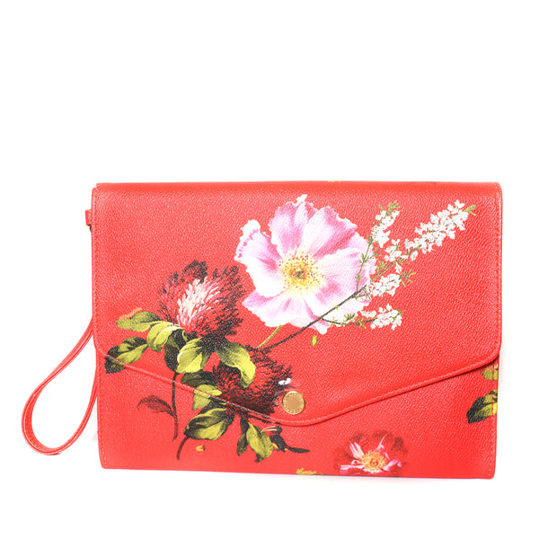 CLUTCH FLOORE RED